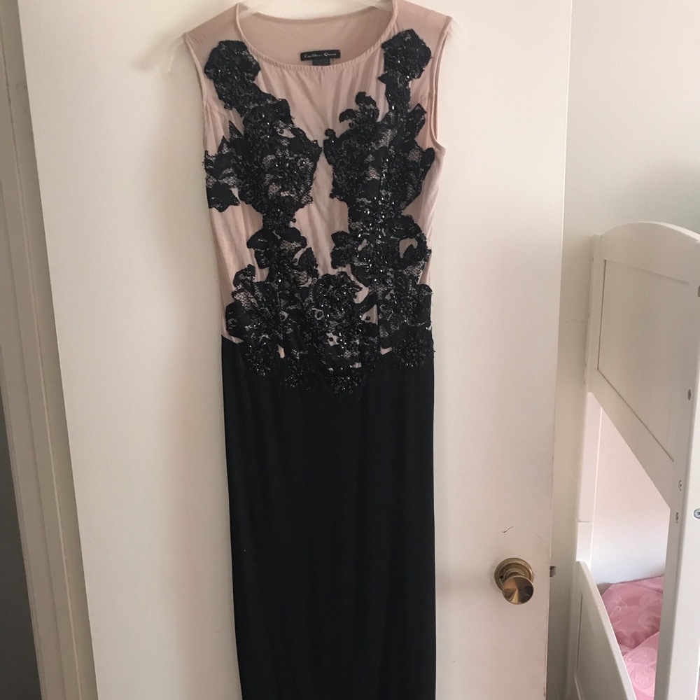 Black long prom dress for sale size medium